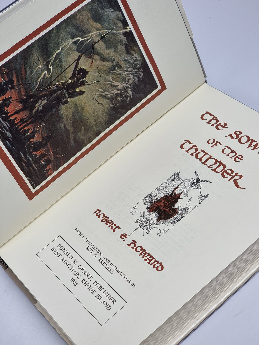 The Sowers of the Thunder, Robert E. Howard — 1st Edition