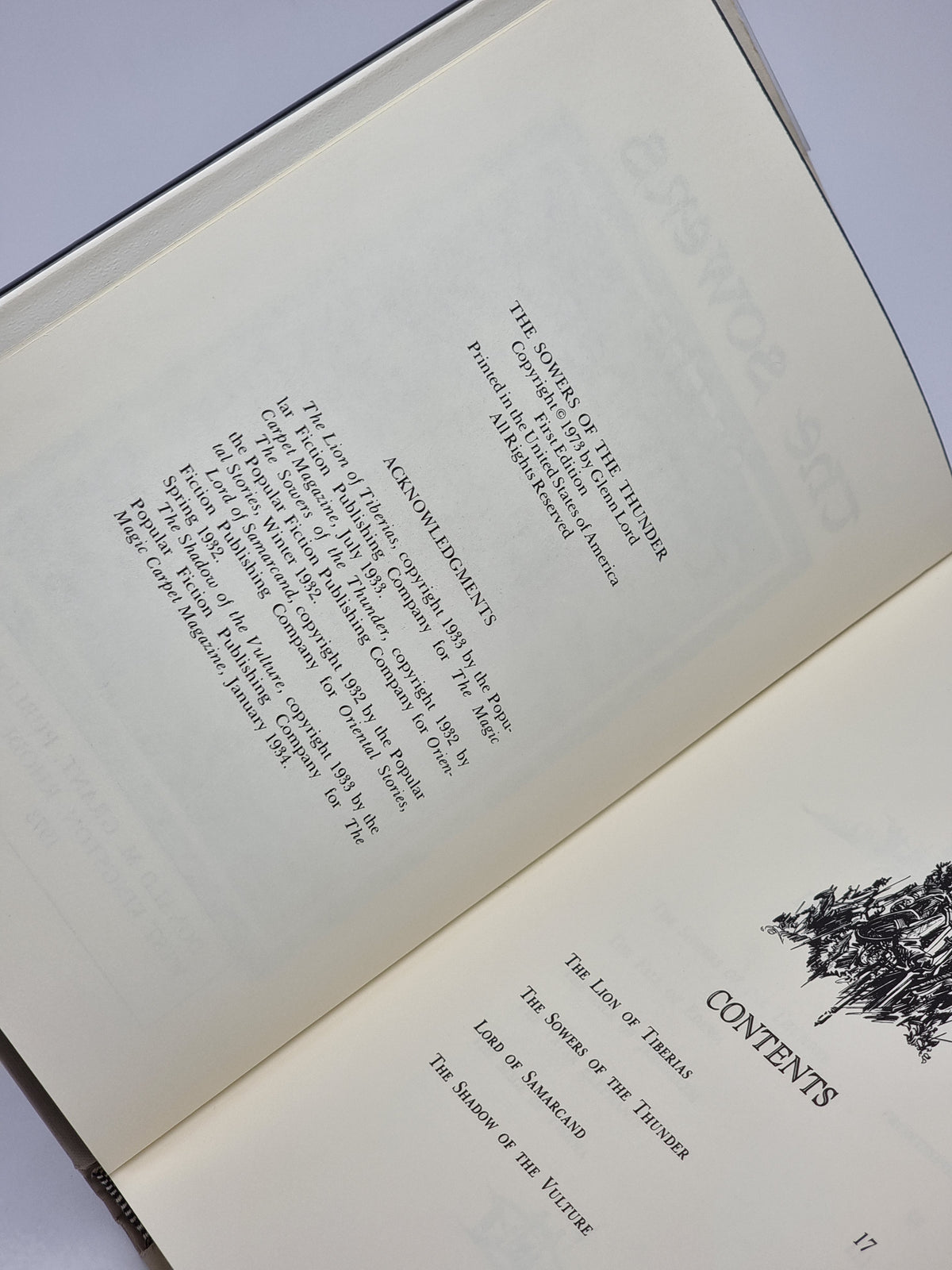 The Sowers of the Thunder, Robert E. Howard — 1st Edition
