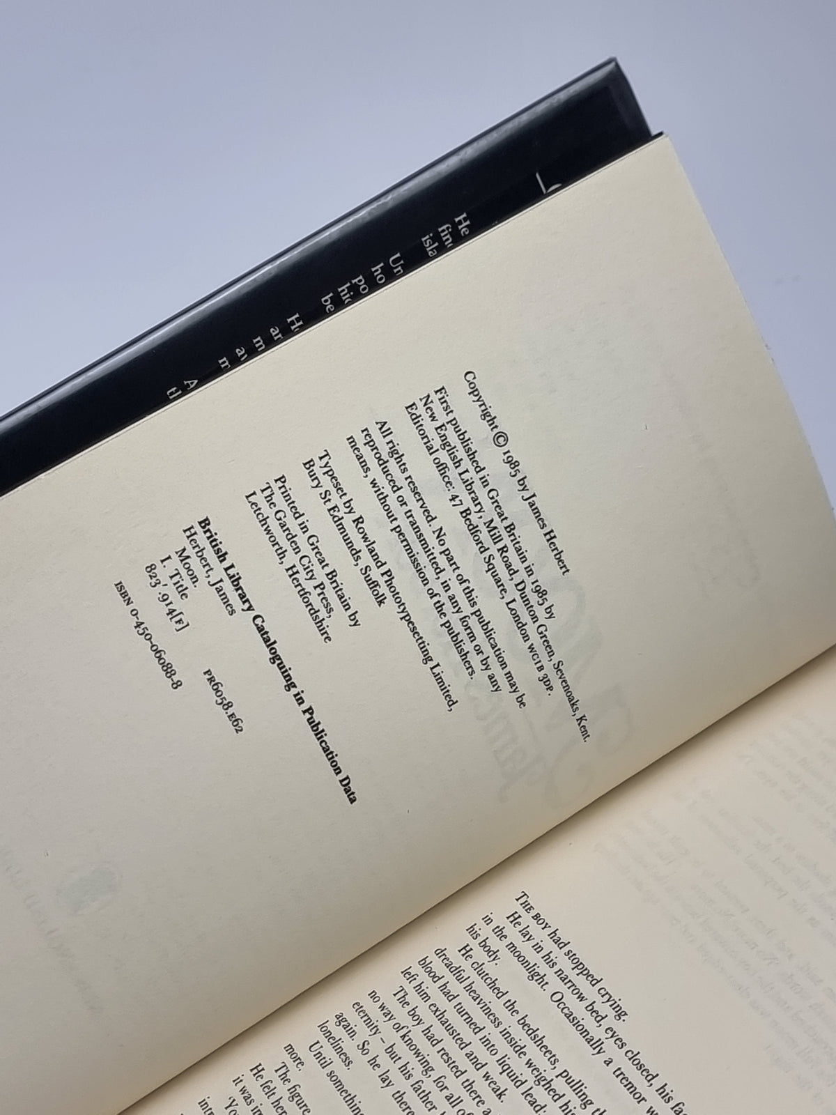 Moon, James Herbert — 1st Edition