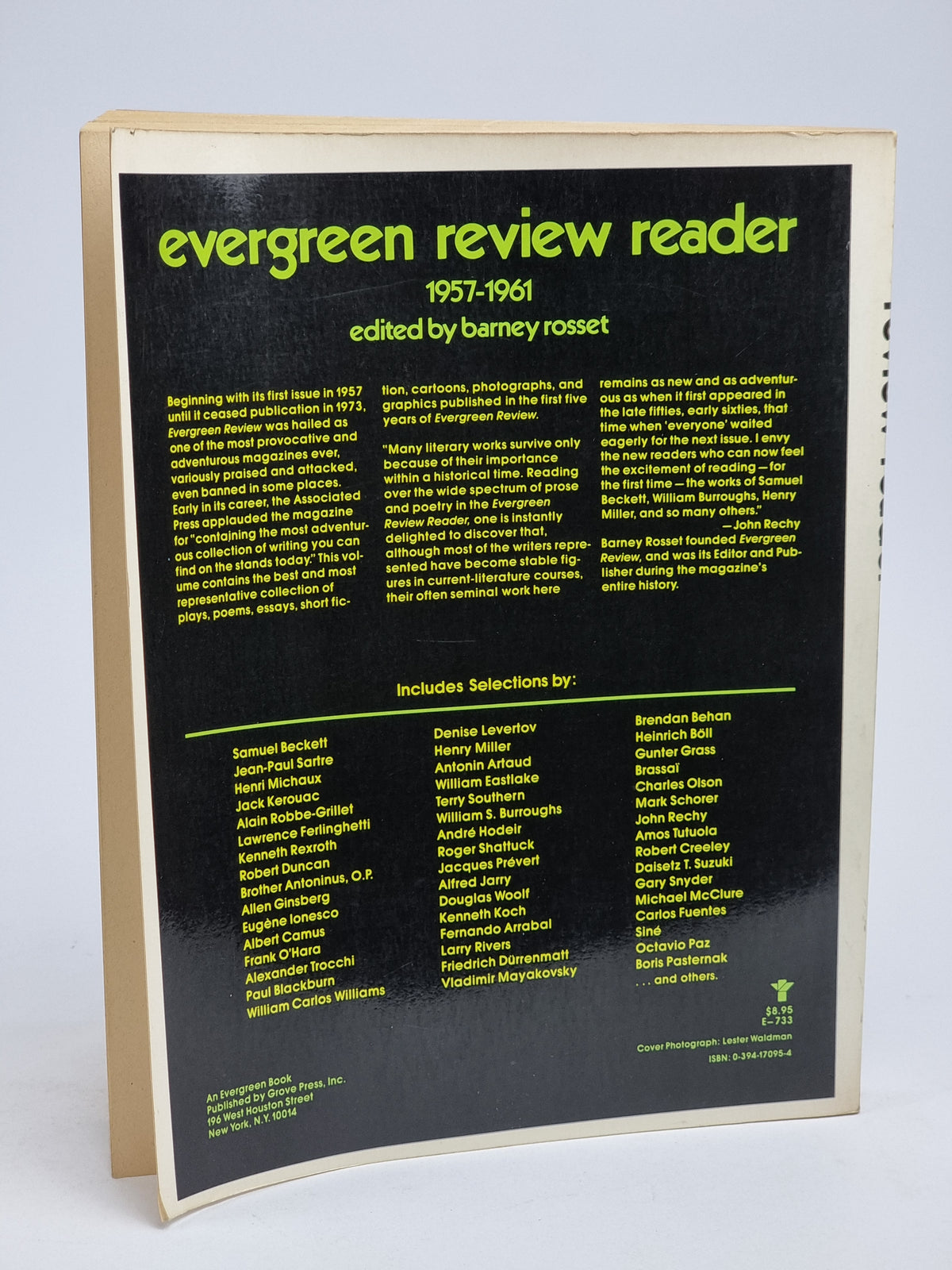 Evergreen Review Reader 1957-1961, Barney Rosset (Editor) — 1st Edition