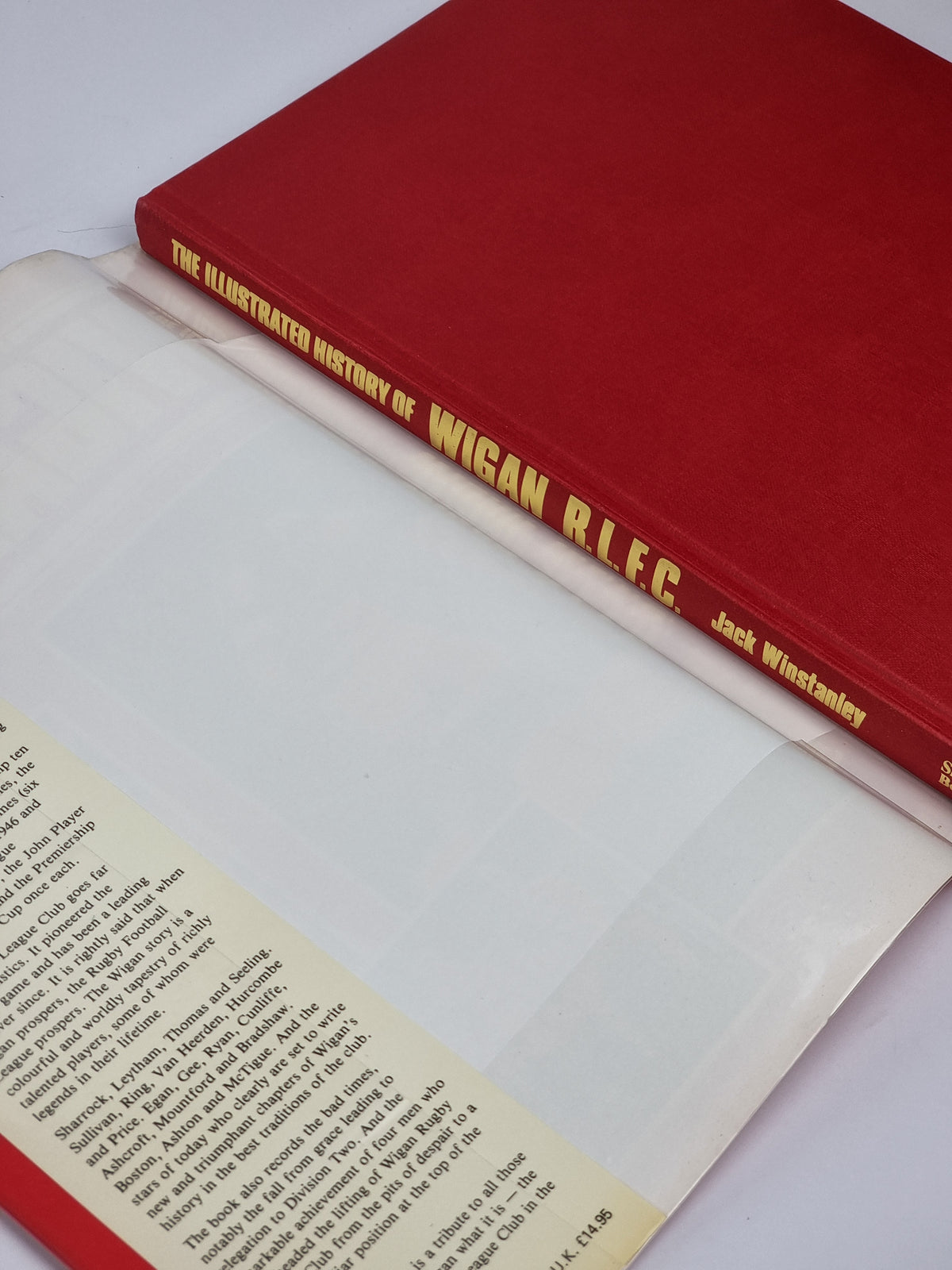 The Illustrated History of Wigan R.L.F.C., Jack Winstanley — 1st Edition