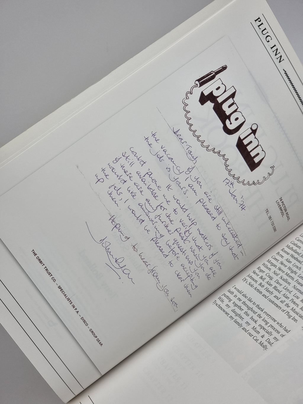 Plug Inn: The Book (The Forgotten Years), Tony Bolland — 1st Edition