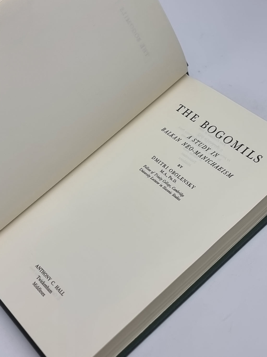 The Bogomils, Dmitri Obolensky