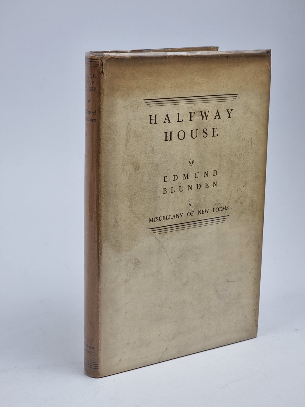 Halfway House: A Miscellany of New Poems, Edmund Blunden — 1st Edition
