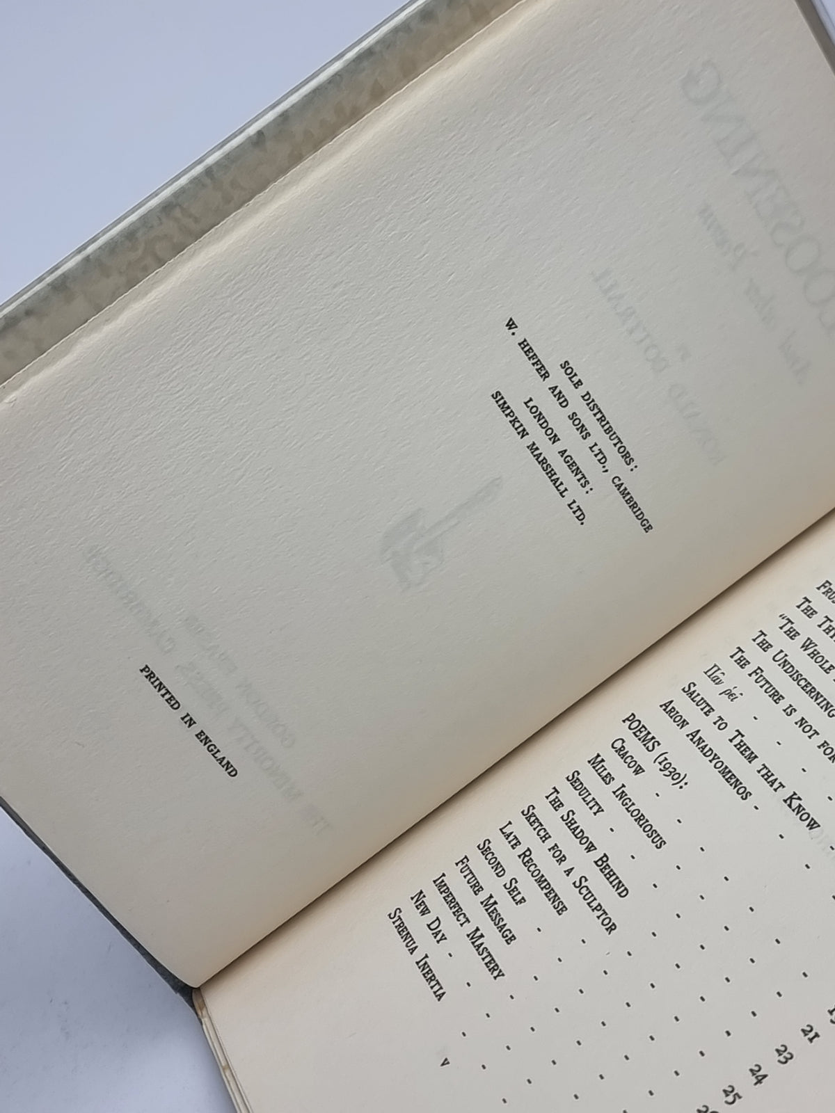 The Loosening and Other Poems, Ronald Bottrall — 1st Edition