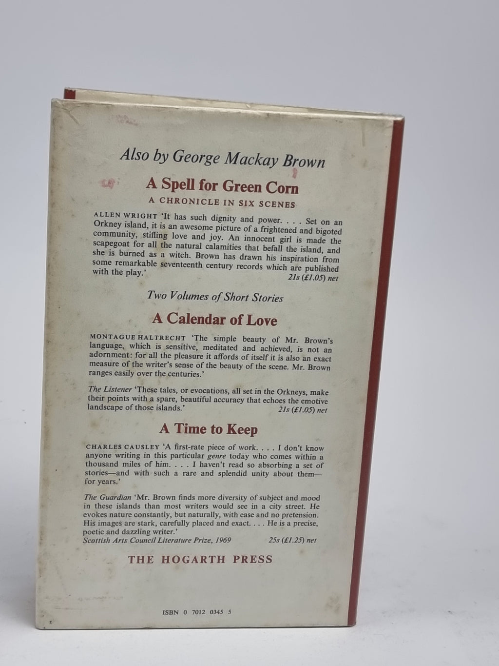 Fishermen with Ploughs, George Mackay Brown — 1st Edition