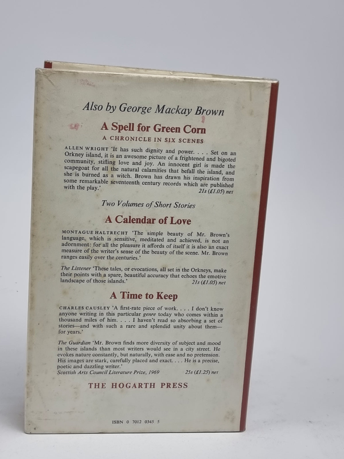 Fishermen with Ploughs, George Mackay Brown — 1st Edition