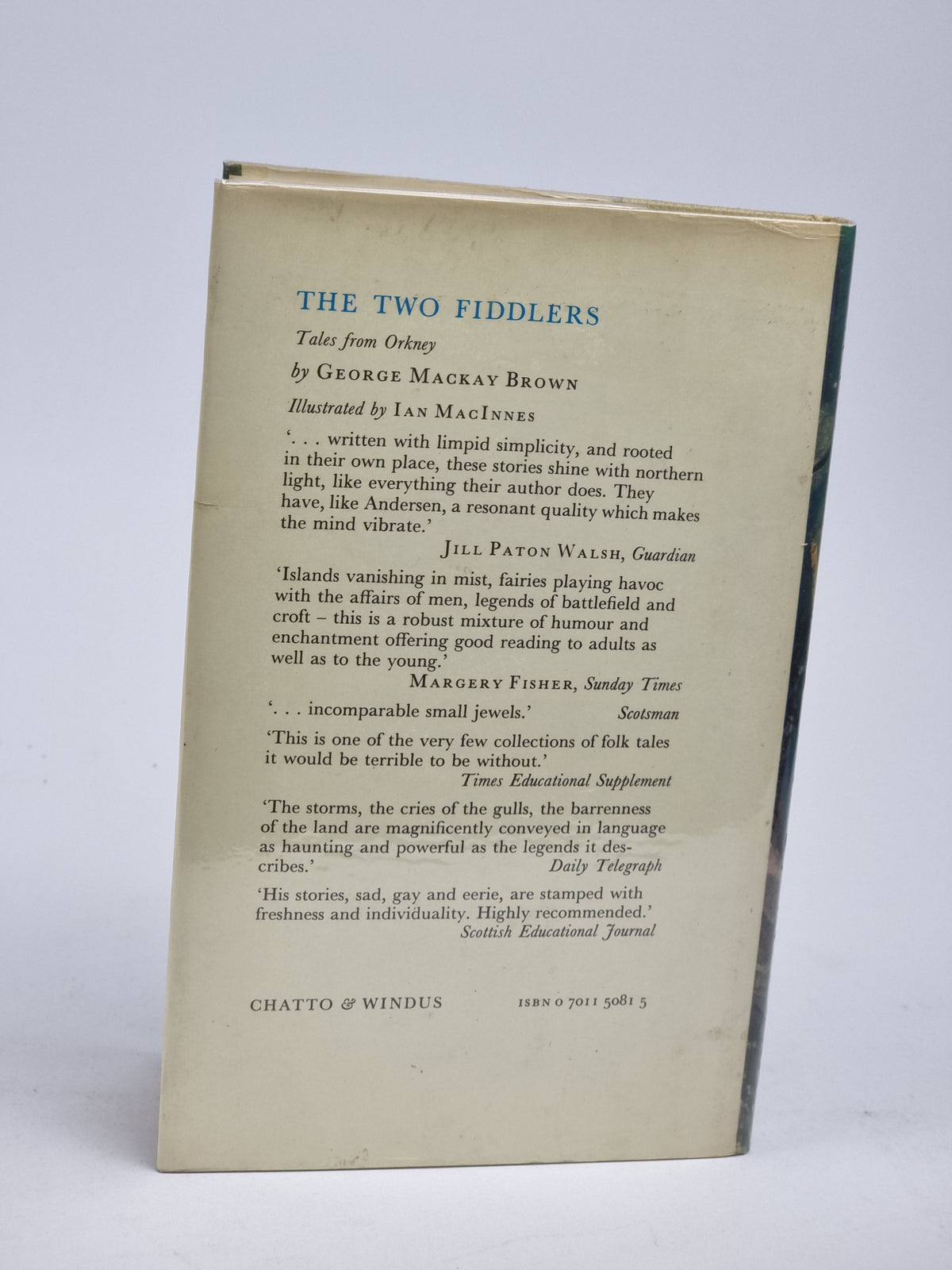 Pictures in the Cave, George Mackay Brown — 1st Edition
