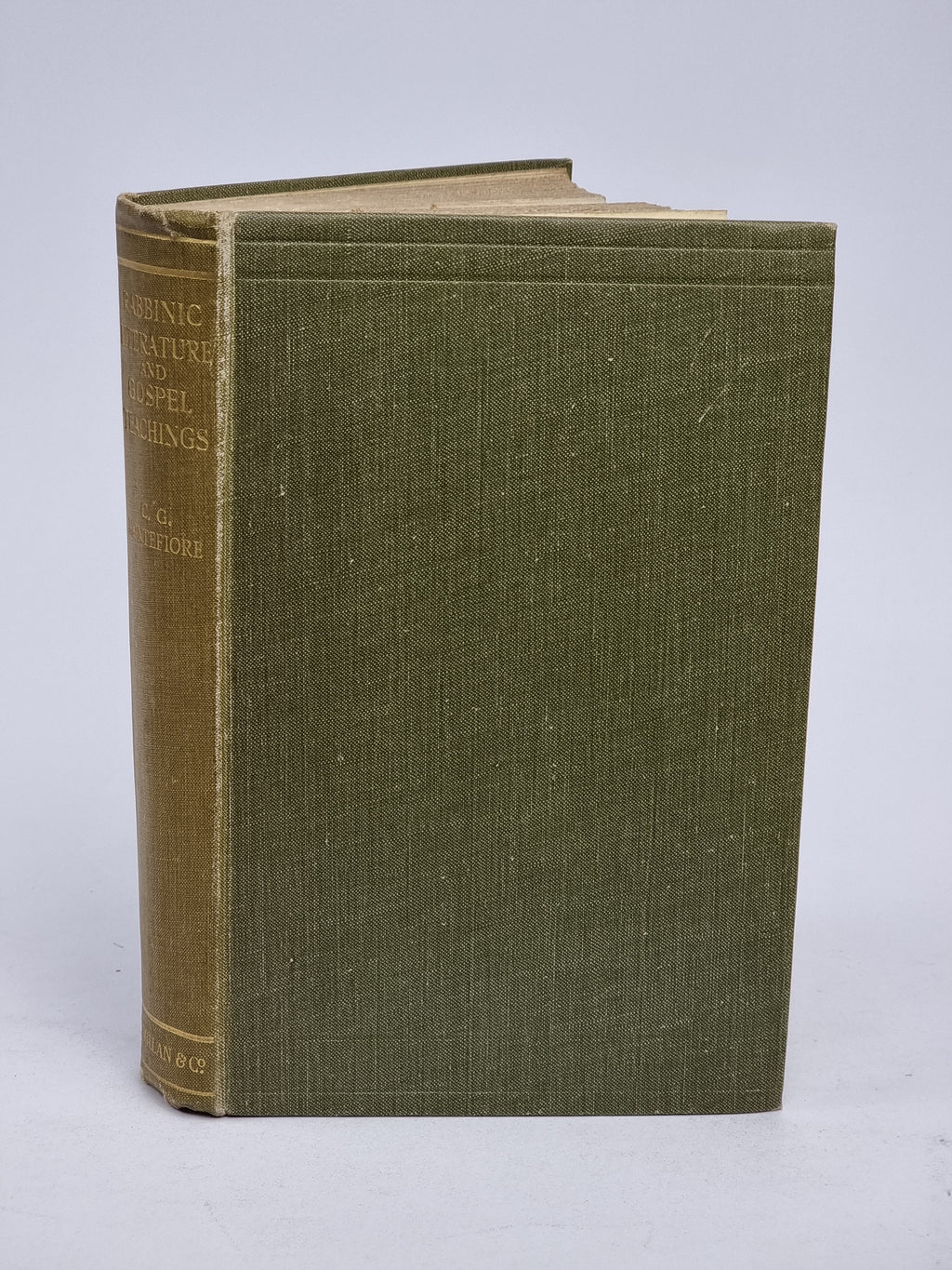 Rabbinic Literature and Gospel Teachings, C. G. Montefiore — 1st Edition