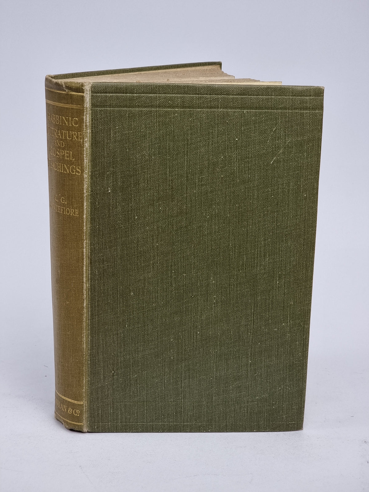 Rabbinic Literature and Gospel Teachings, C. G. Montefiore — 1st Edition