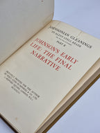 Johnsonian Gleanings, Part X: Johnson's Early Life: The Final Narrative