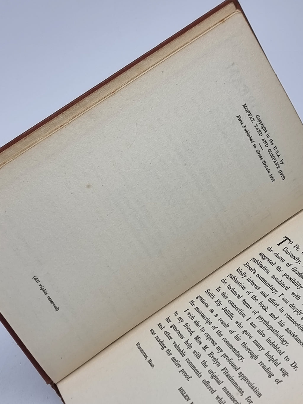 Delusion and Dream, Sigmund Freud — 1st Edition