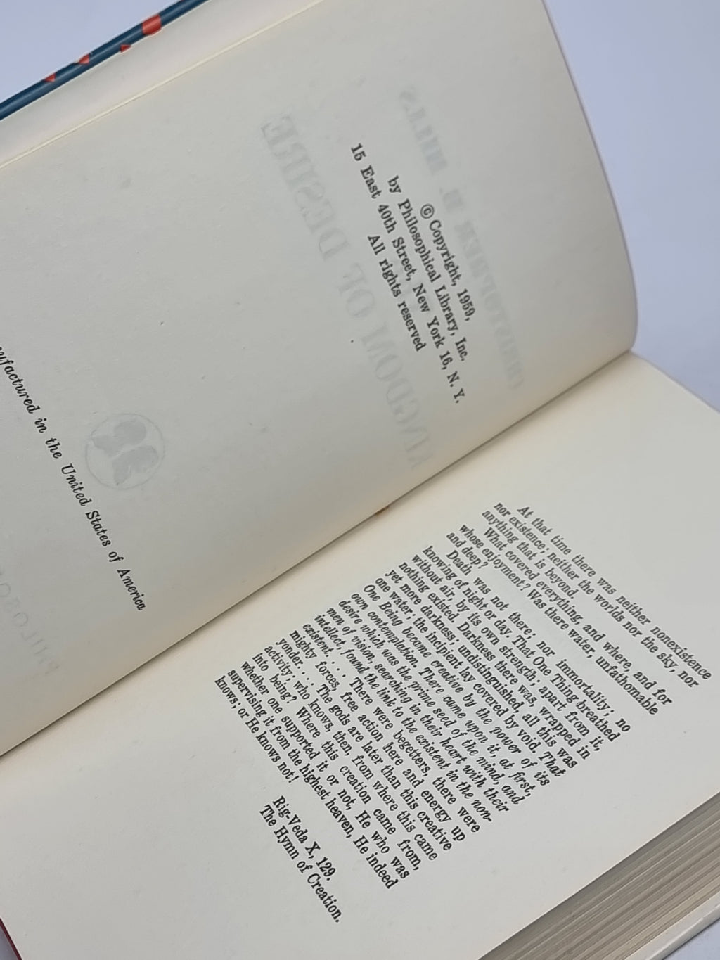 The Kingdom of Desire, Christopher B. Hills — 1st Edition