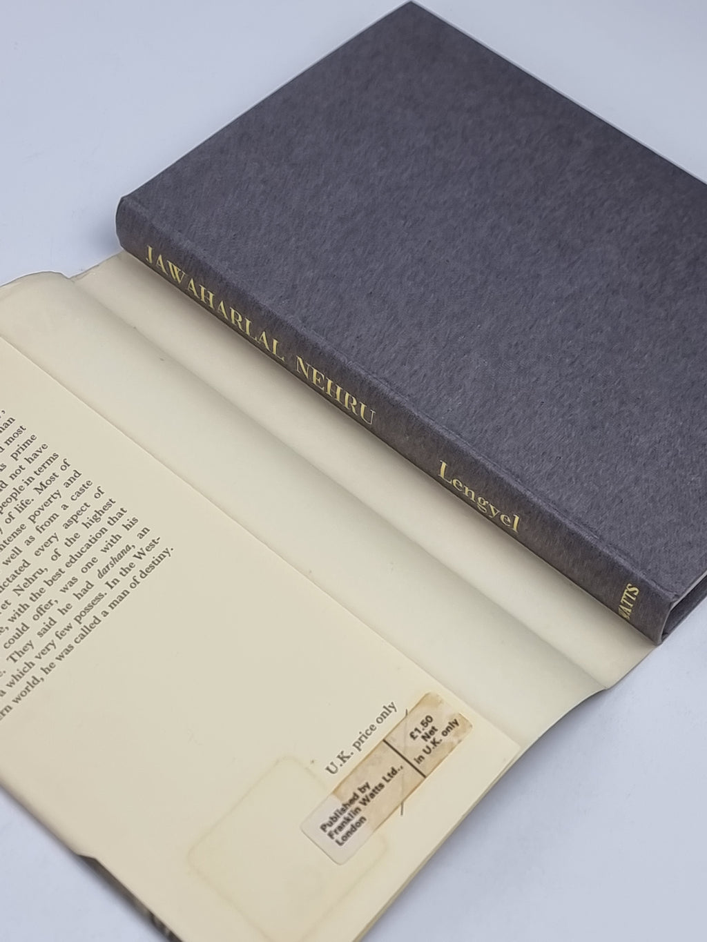 Jawaharlal Nehru: The Brahman from Kashmir, Emil Lengyel — 1st Edition
