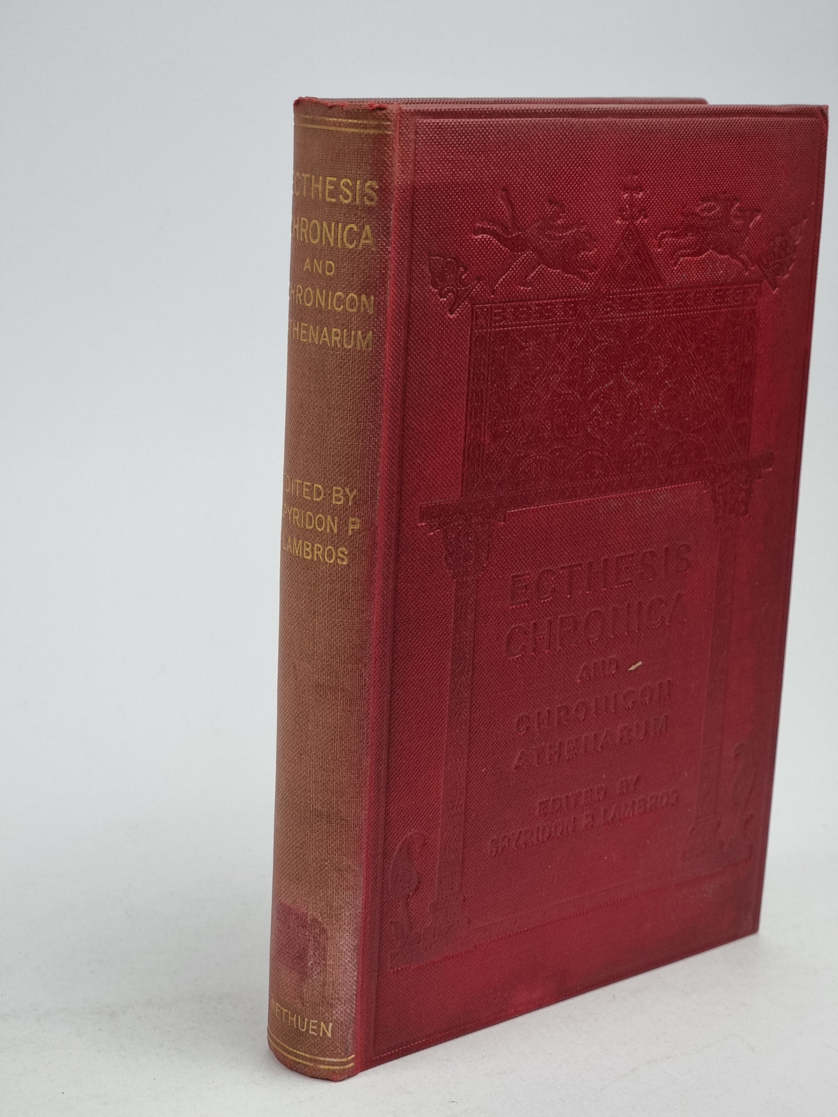 Ecthesis Chronica and Chronicon Athenarum, Spyridon P. Lambros
