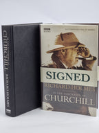 In the Footsteps of Churchill, Richard Holmes — 1st Edition, Signed