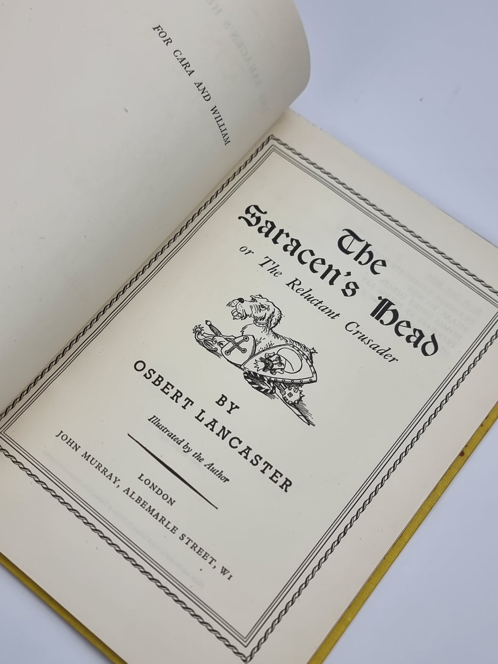 The Saracen's Head or The Reluctant Crusader, Osbert Lancaster
