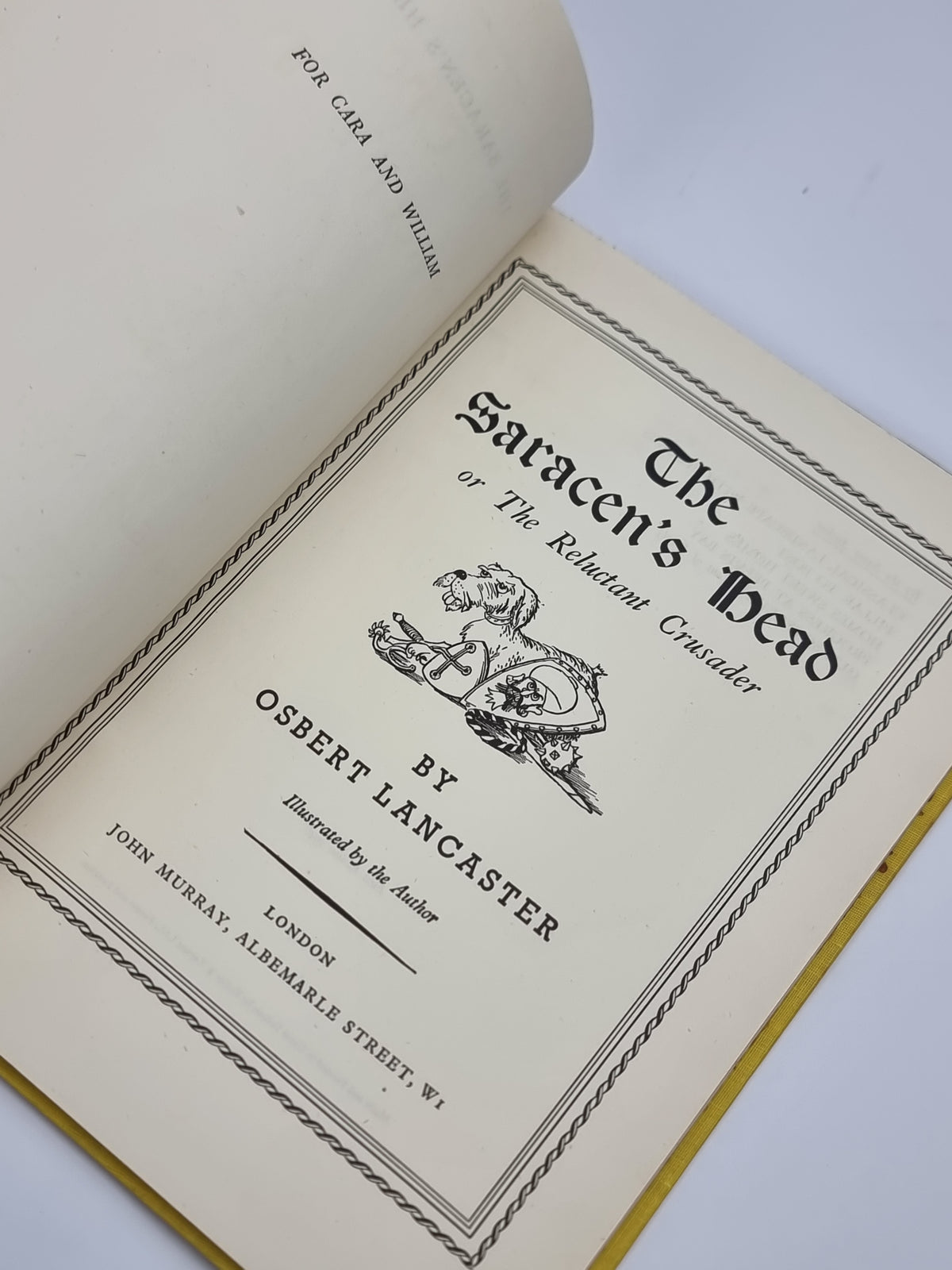 The Saracen's Head or The Reluctant Crusader, Osbert Lancaster