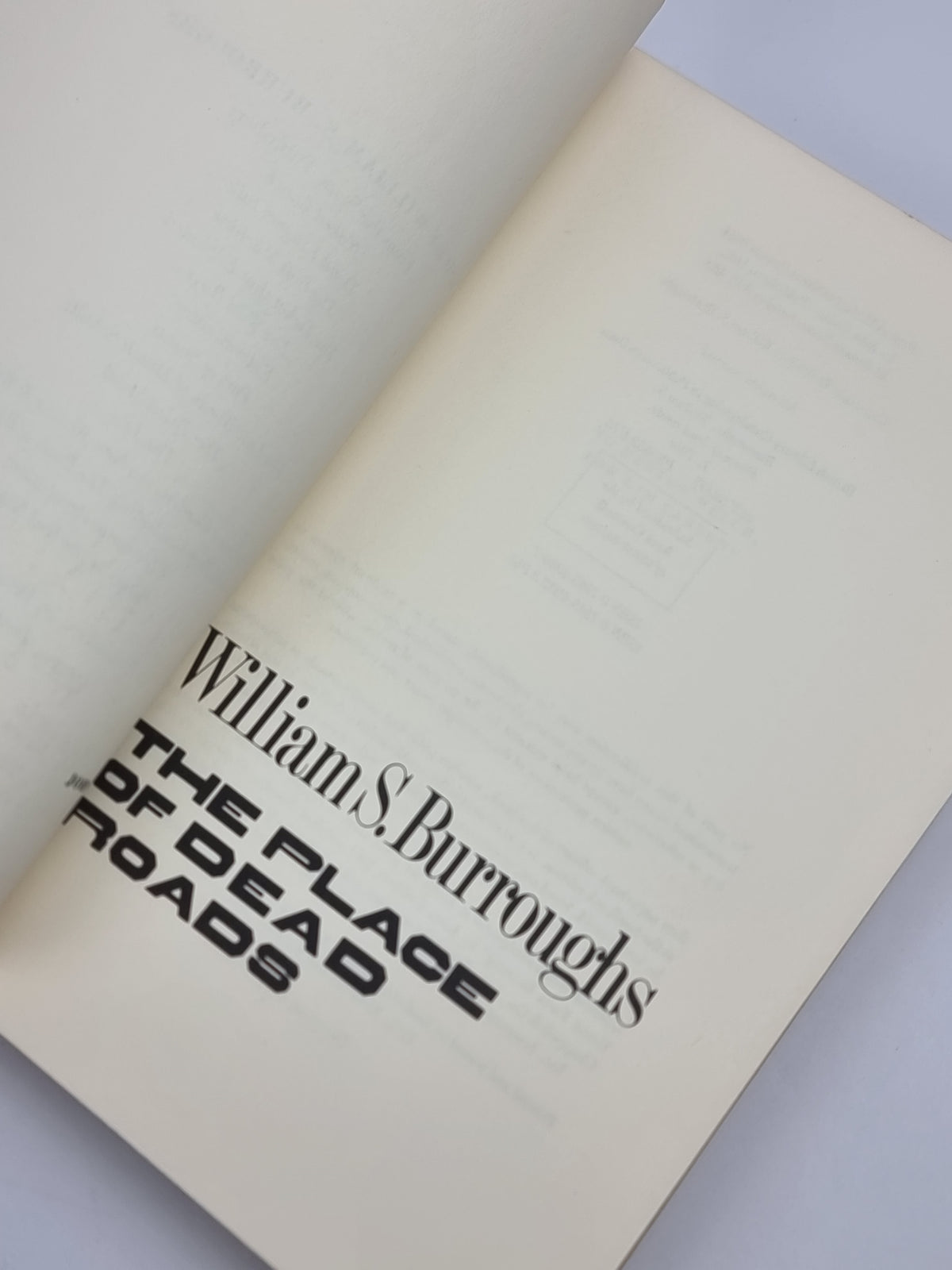 The Place of Dead Roads, William S. Burroughs