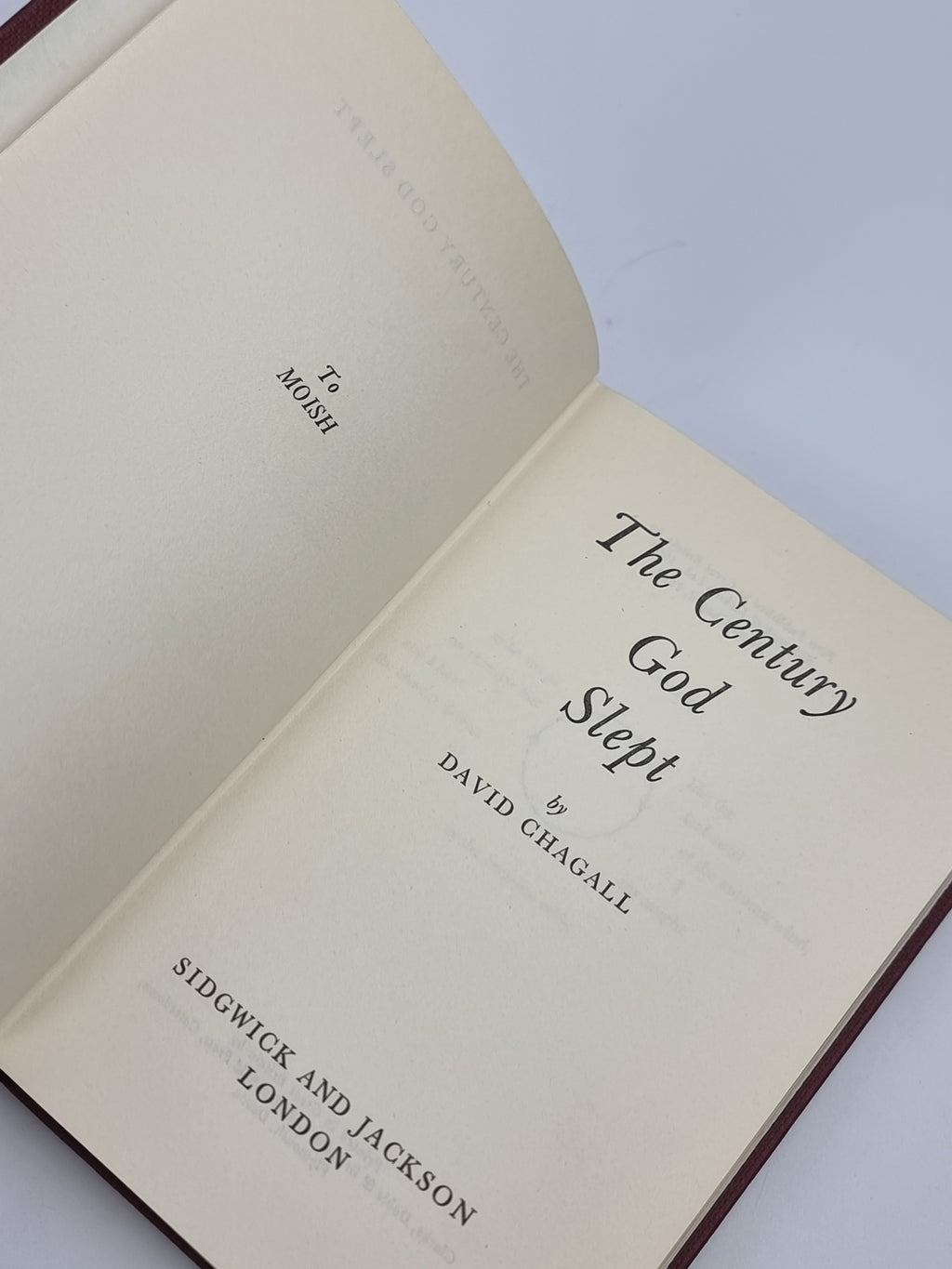 The Century God Slept, David Chagall — 1st Edition