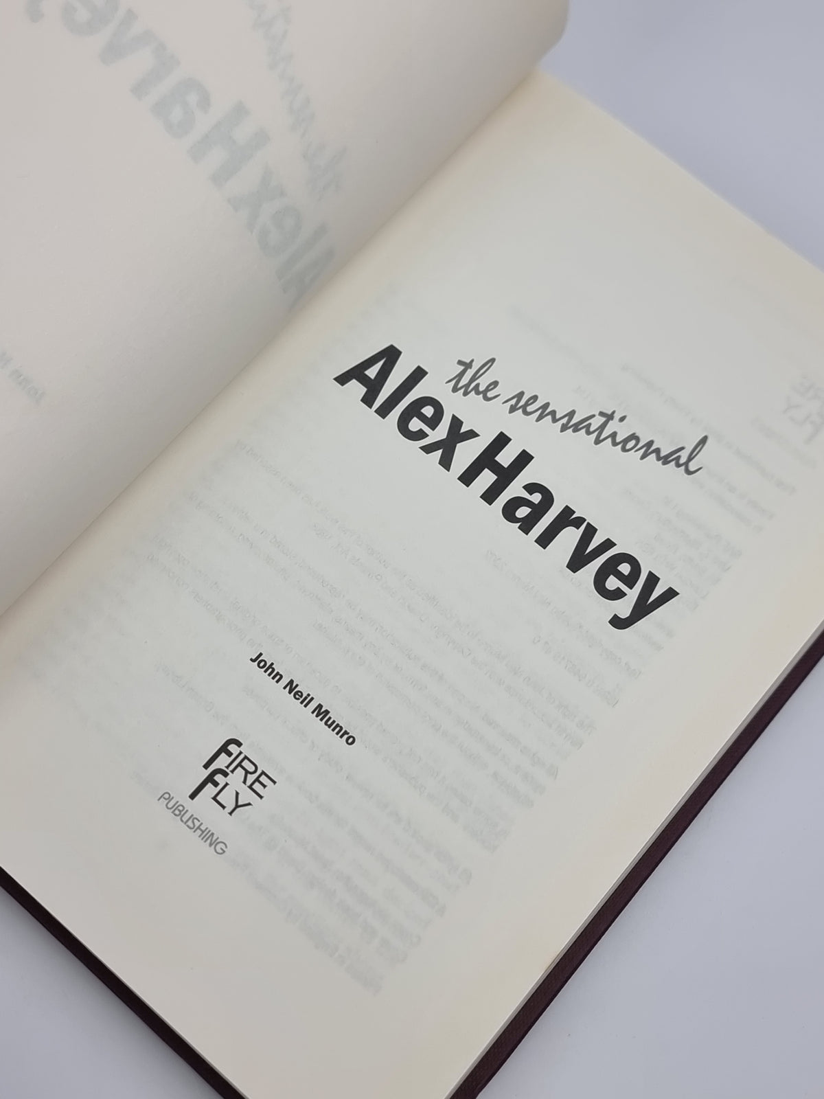 The Sensational Alex Harvey, John Neil Munro — 1st Edition