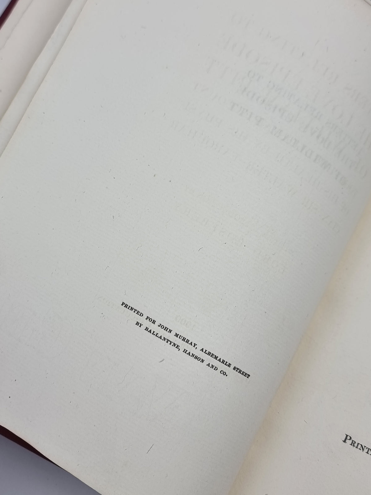 Letters Relating to the Love Episode of William Pitt, William Pitt — 1st Ed