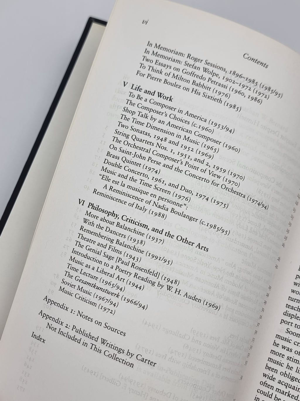 Elliott Carter: Collected Essays and Lectures, 1937–1995, Elliott Carter — 1st Ed