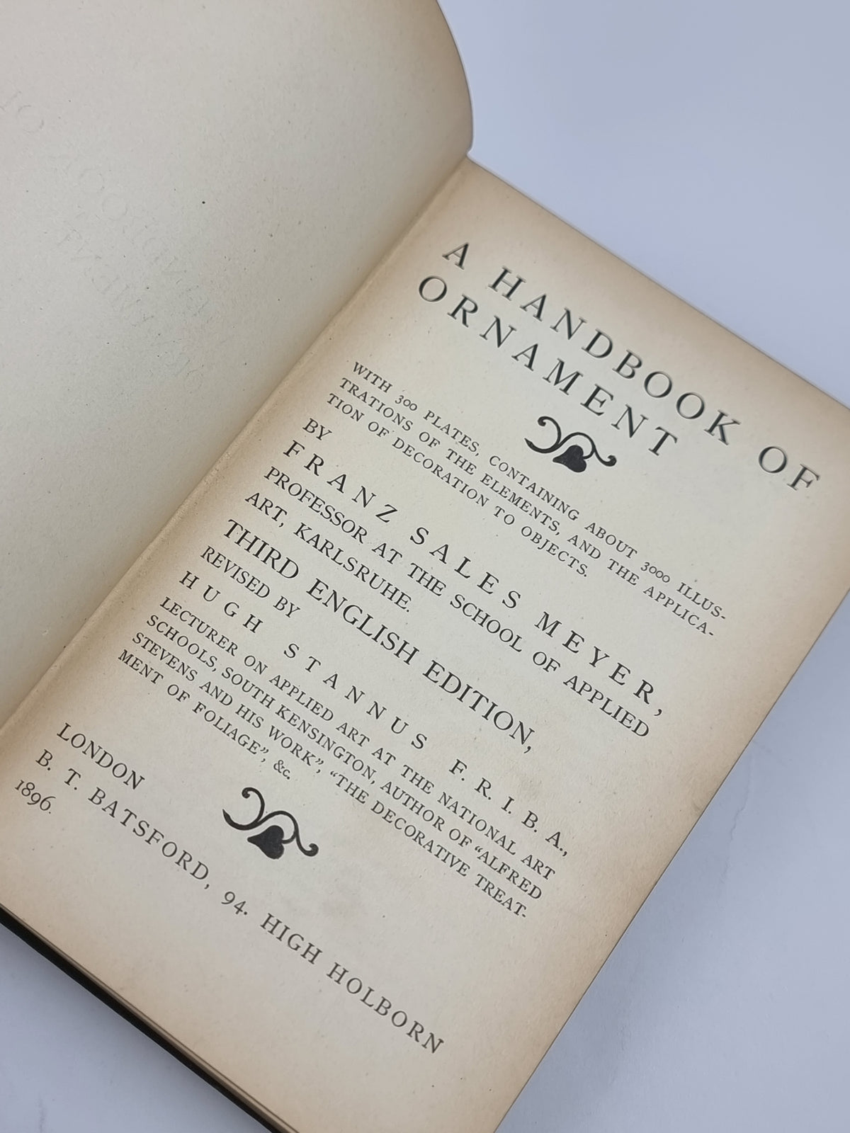 A Handbook of Ornament, Franz Sales Meyer — 3rd Edition