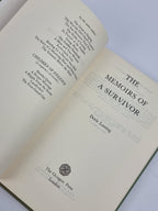 The Memoirs of a Survivor, Doris Lessing — 1st Edition