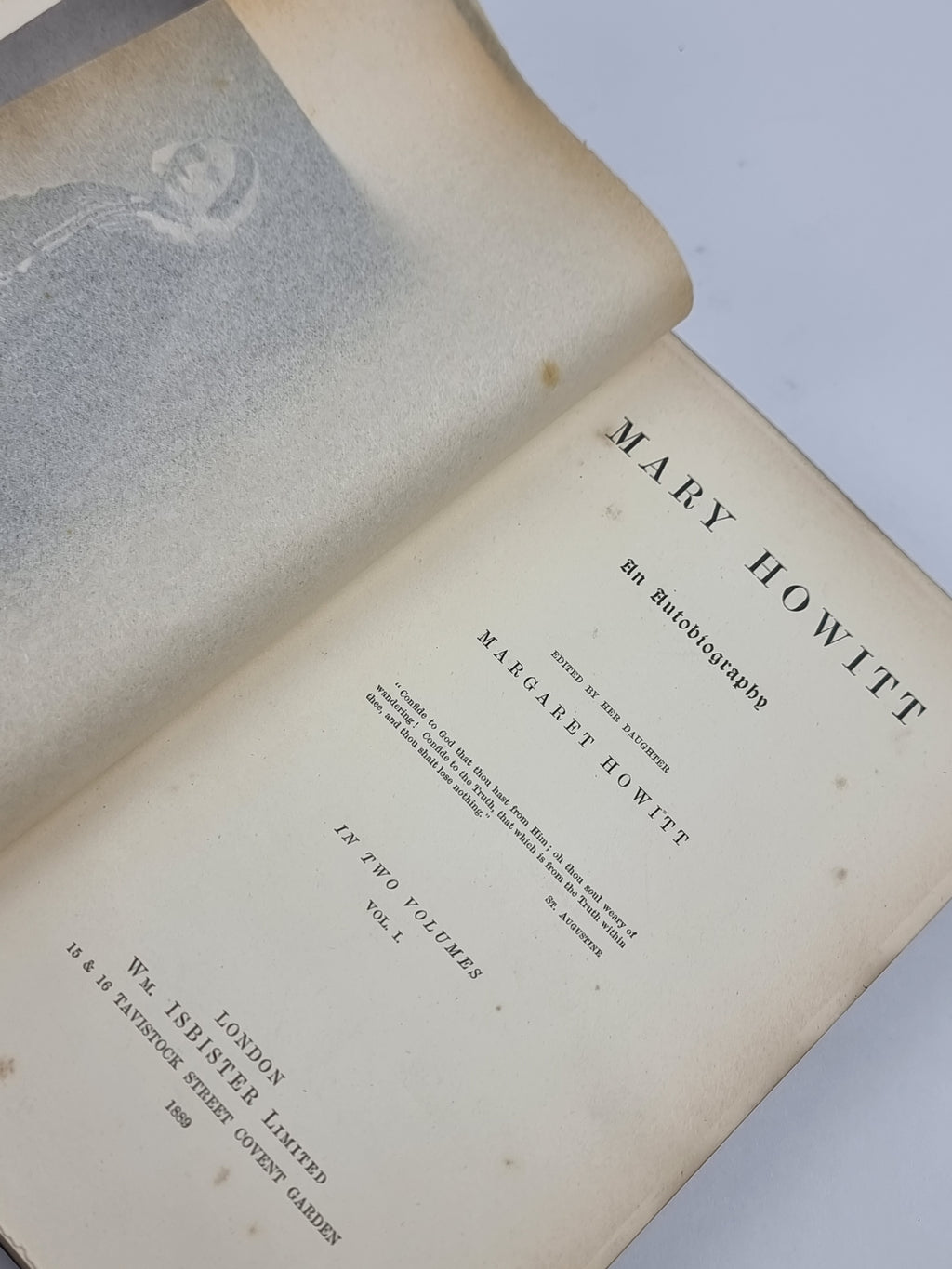 Mary Howitt: An Autobiography, Mary Howitt — 1st Edition