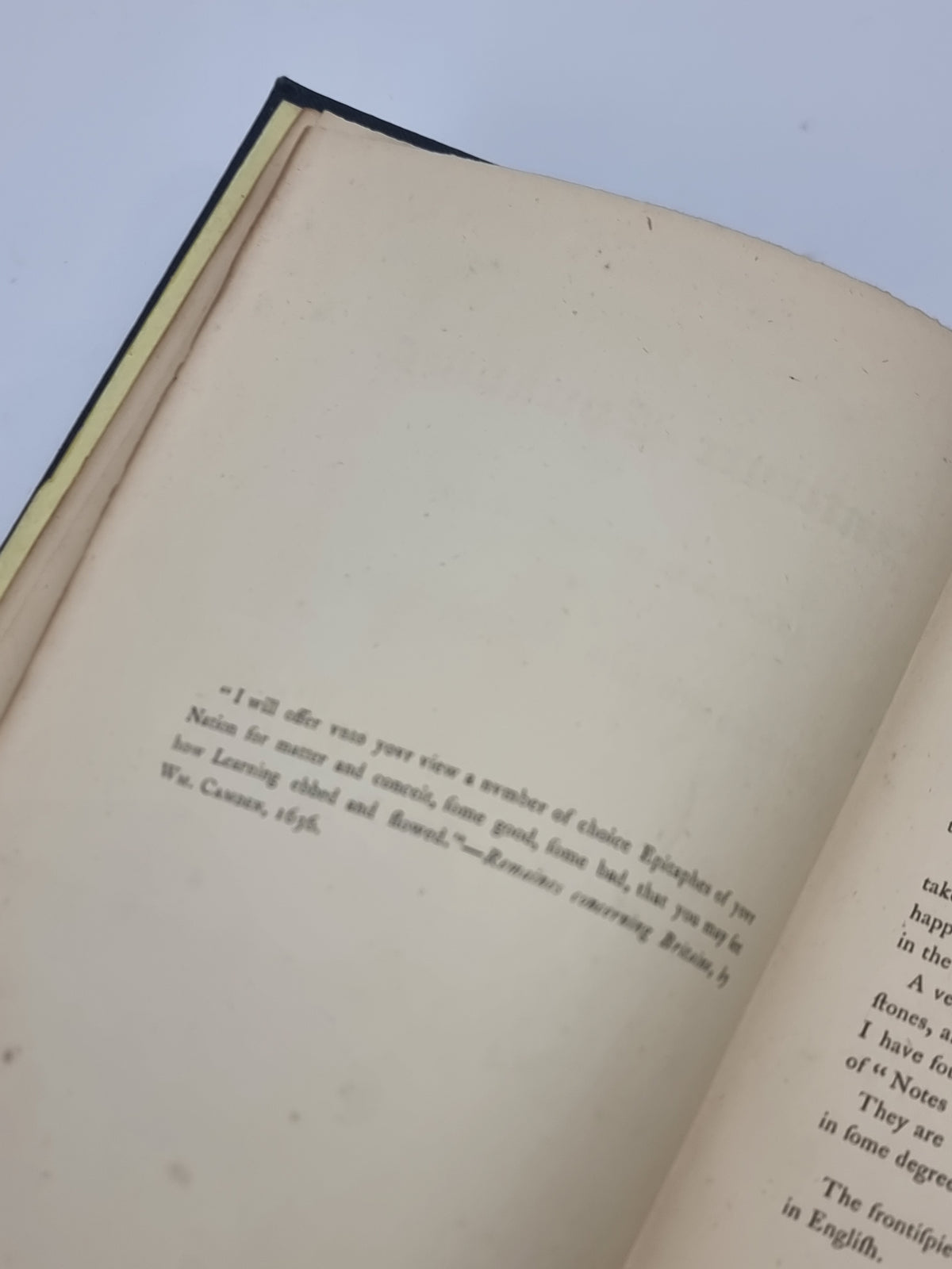 Antiente Epitaphes, Thomas F. Ravenshaw — 1st Edition