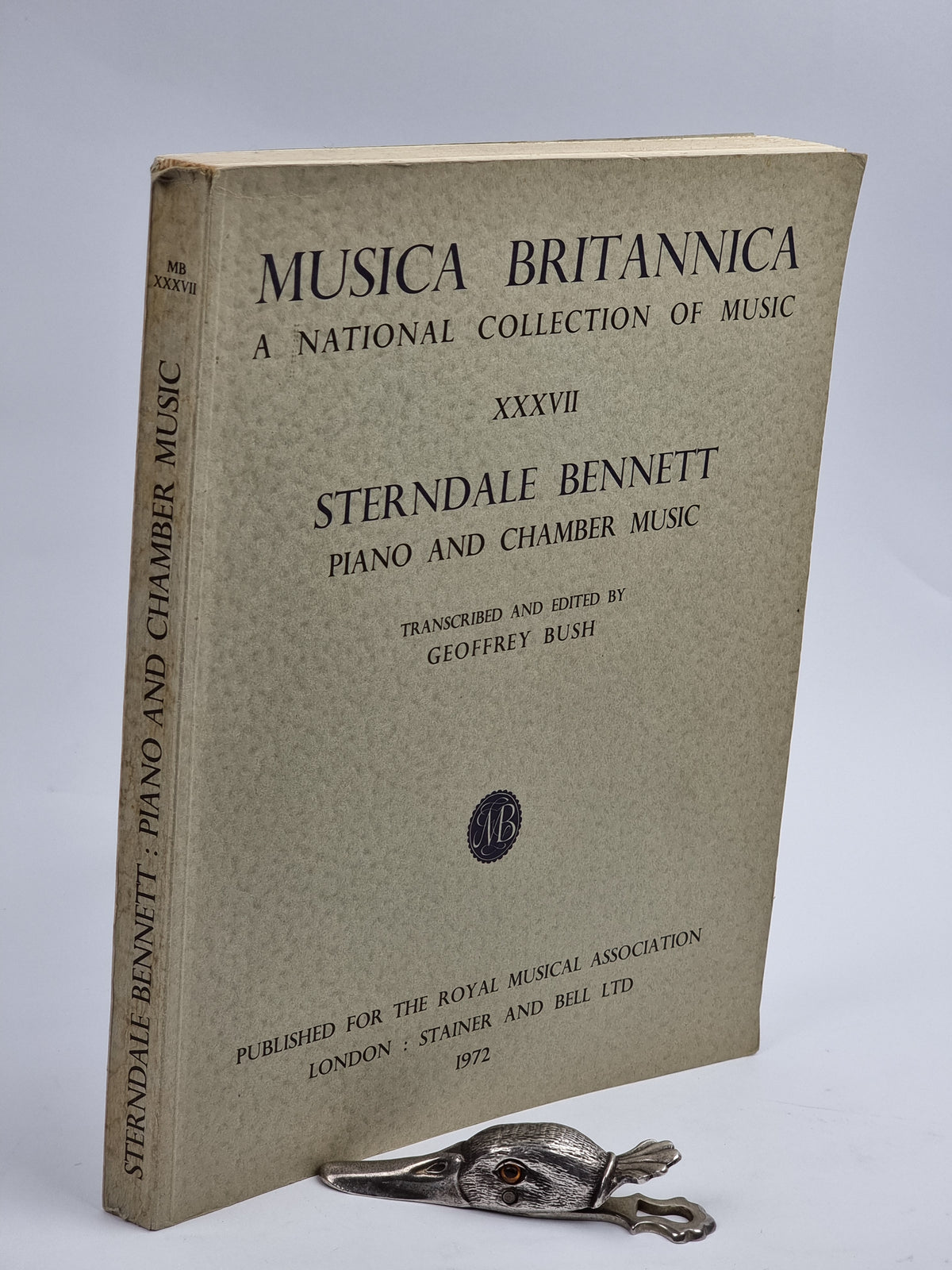 Musica Britannica XXXVII: Sterndale Bennett Piano and Chamber Music