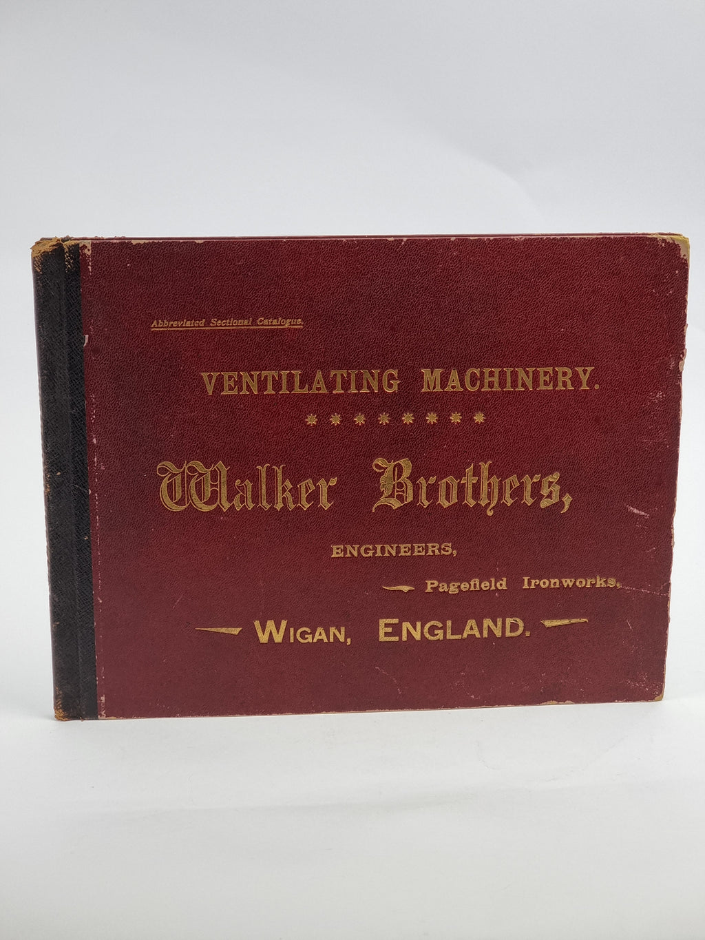Abbreviated Sectional Catalogue: Ventilating Machinery, Walker Brothers