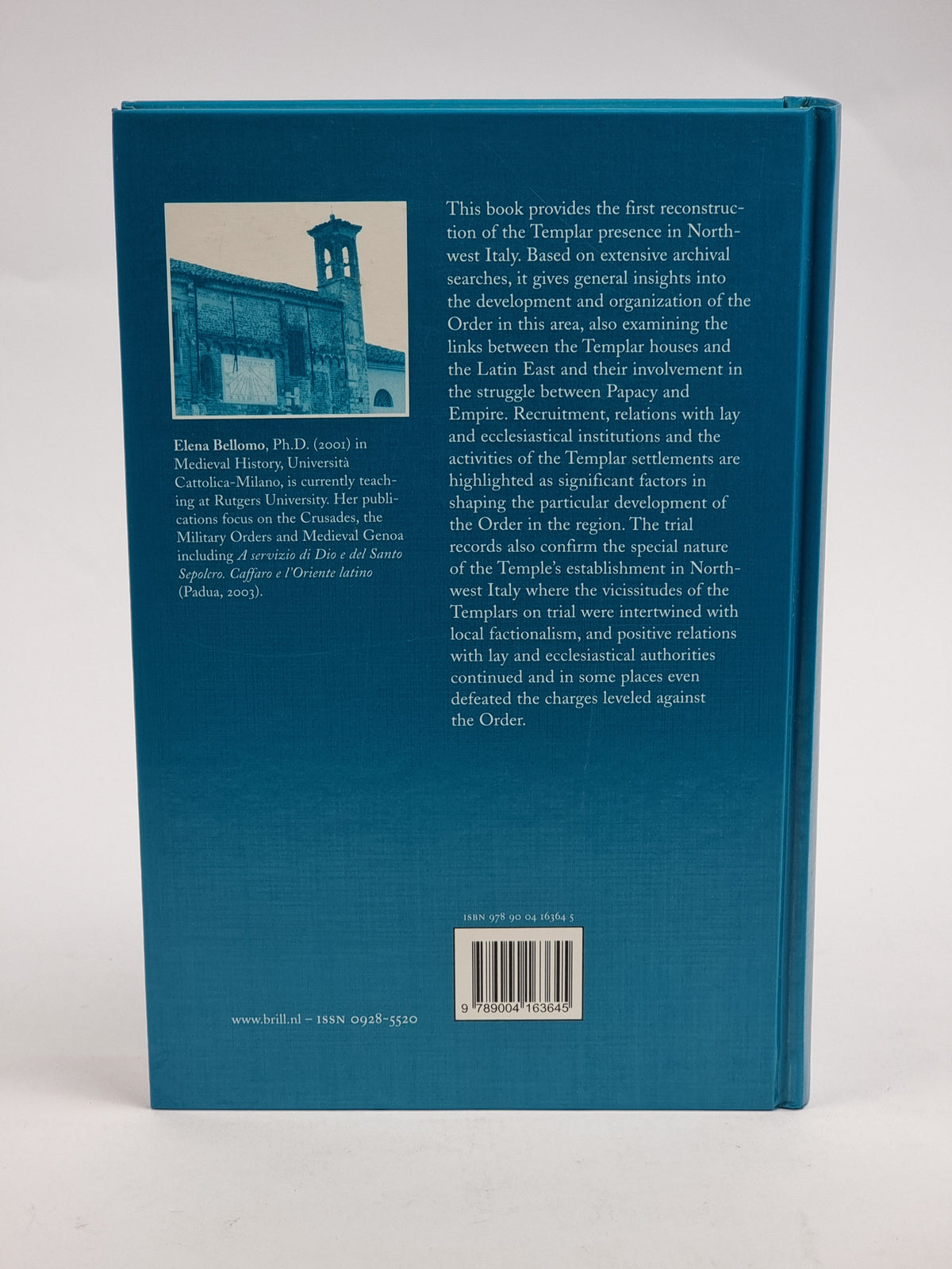 The Templar Order in North-west Italy (1142-c.1330), Elena Bellomo — 1st Ed