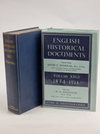 English Historical Documents Volume XII (2) 1874-1914, W. D. Handcock