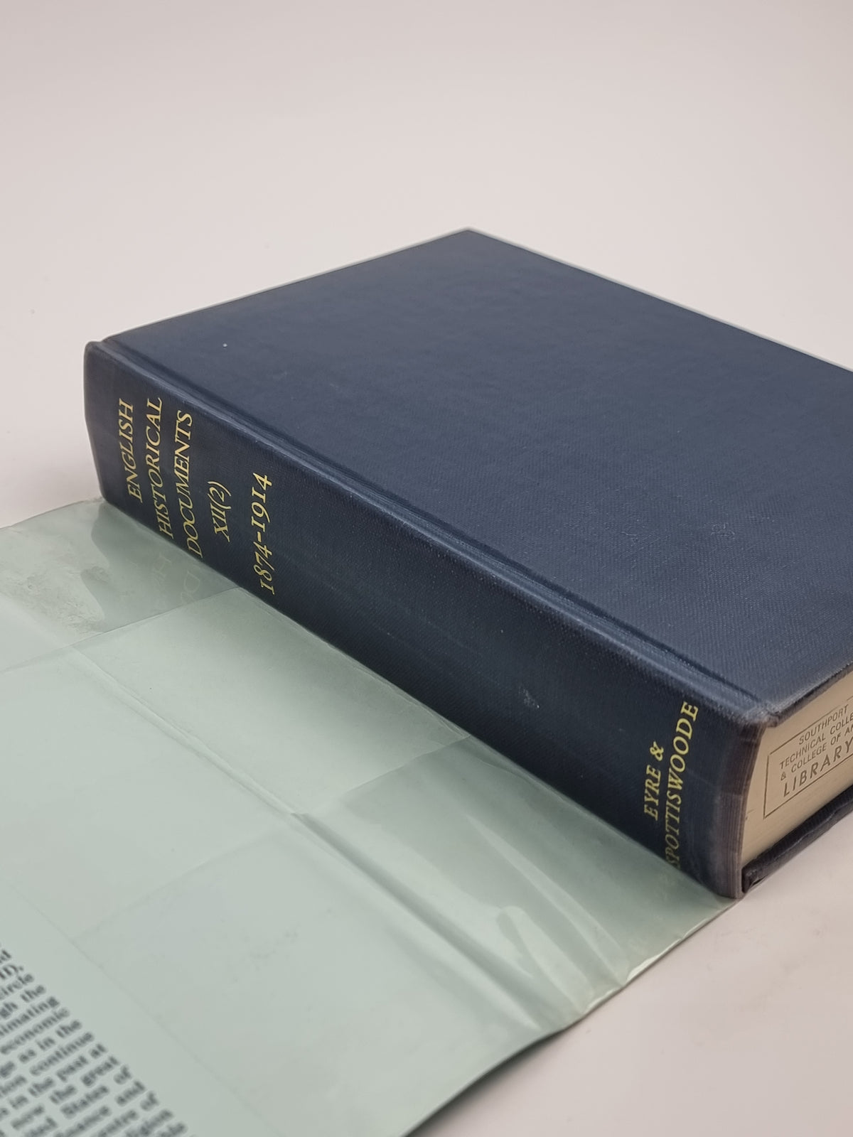 English Historical Documents Volume XII (2) 1874-1914, W. D. Handcock