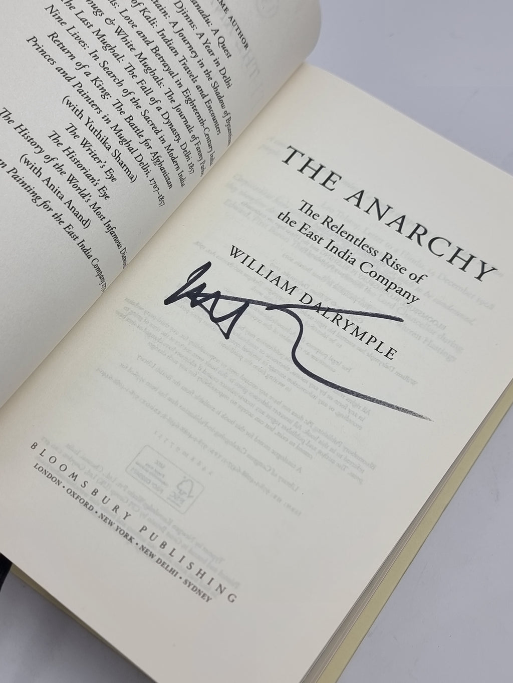 The Anarchy: The Relentless Rise of the East India Company, William Dalrymple
