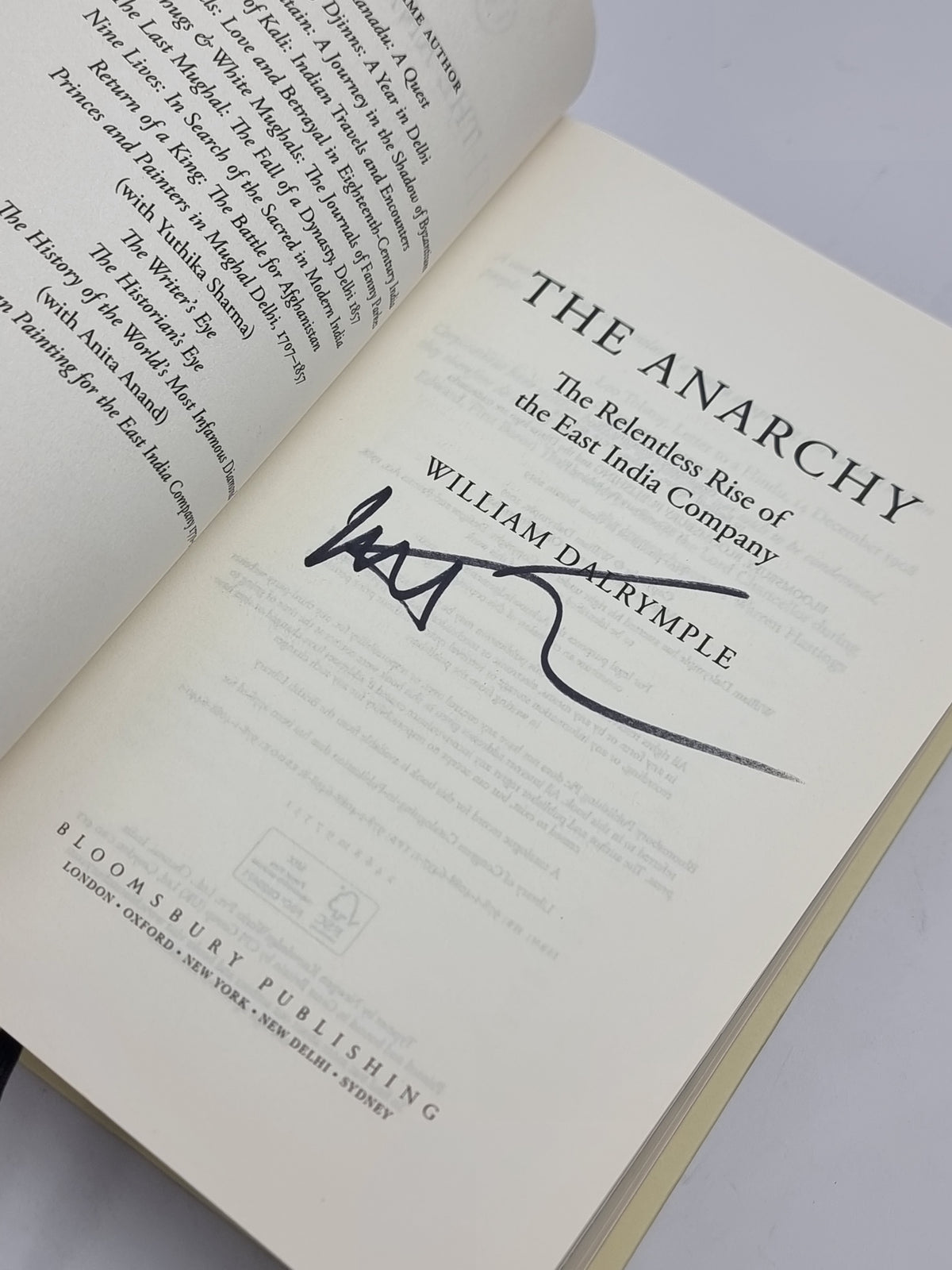 The Anarchy: The Relentless Rise of the East India Company, William Dalrymple