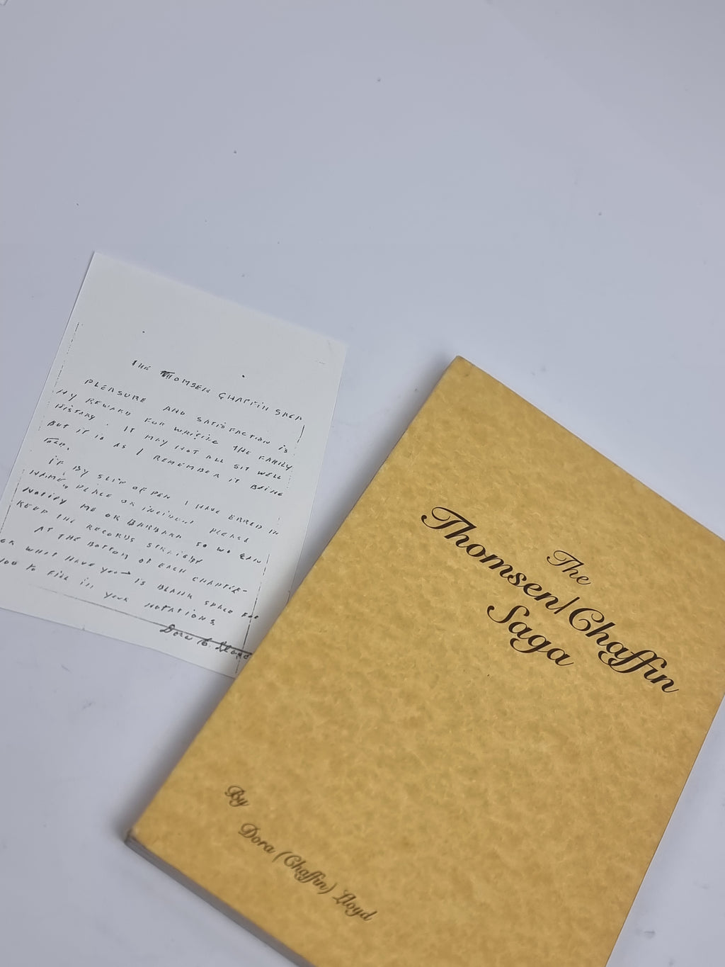 The Thomsen/Chaffin Saga, Dora (Chaffin) Lloyd — 1st Edition