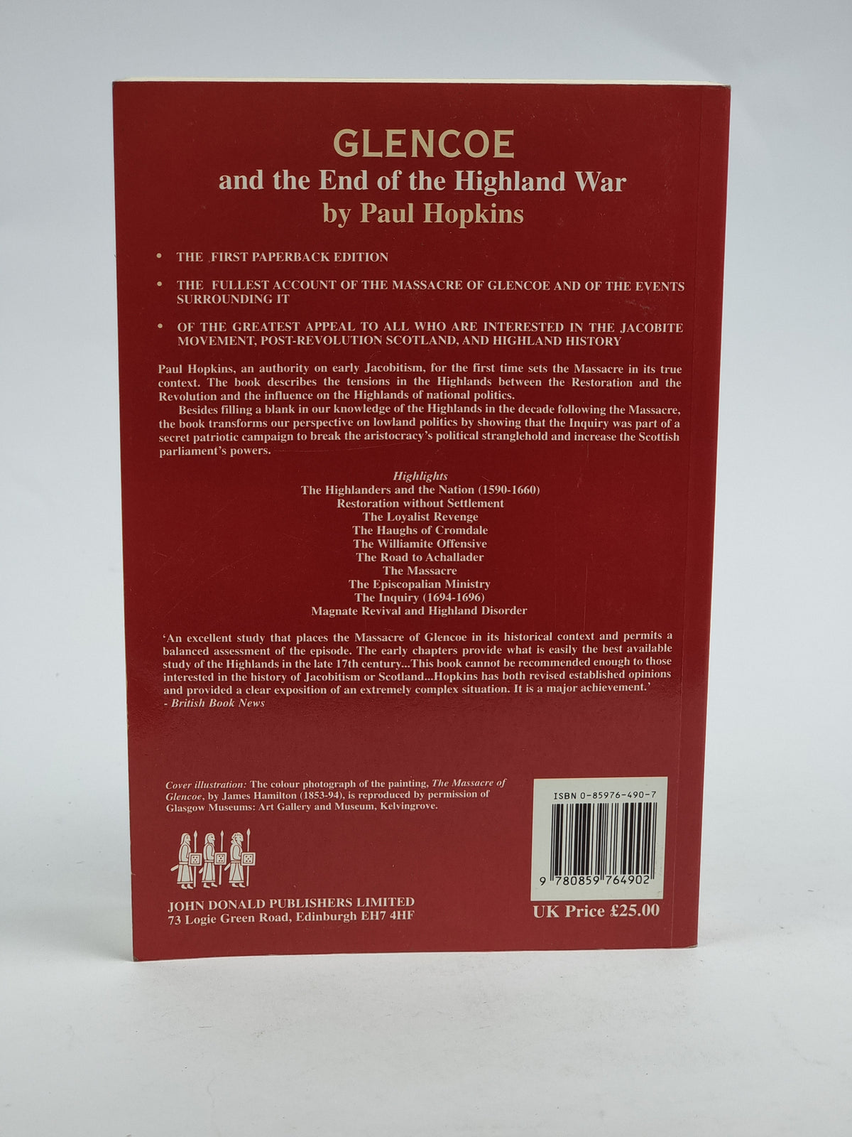 Glencoe and the End of the Highland War, Paul Hopkins