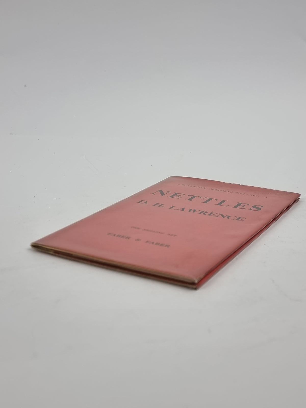Nettles, D. H. Lawrence — 1st Edition