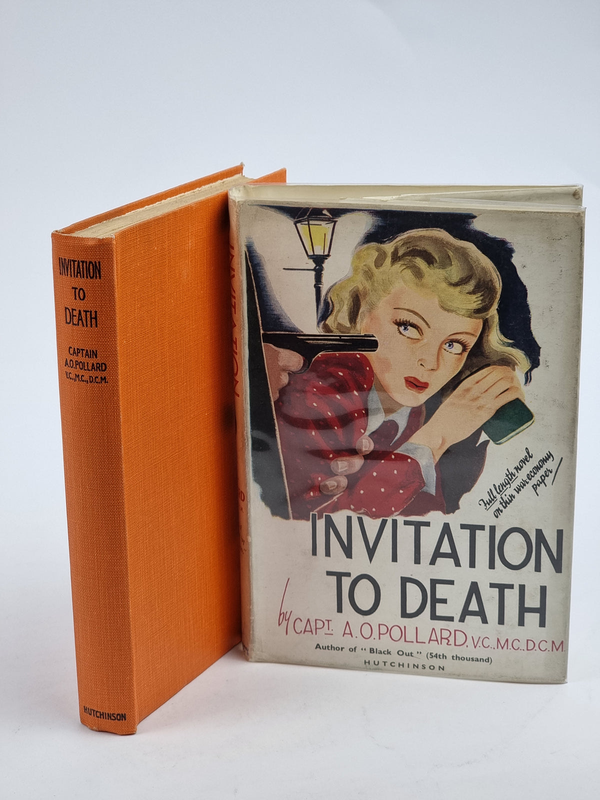 Invitation to Death, Captain A. O. Pollard — 1st Edition