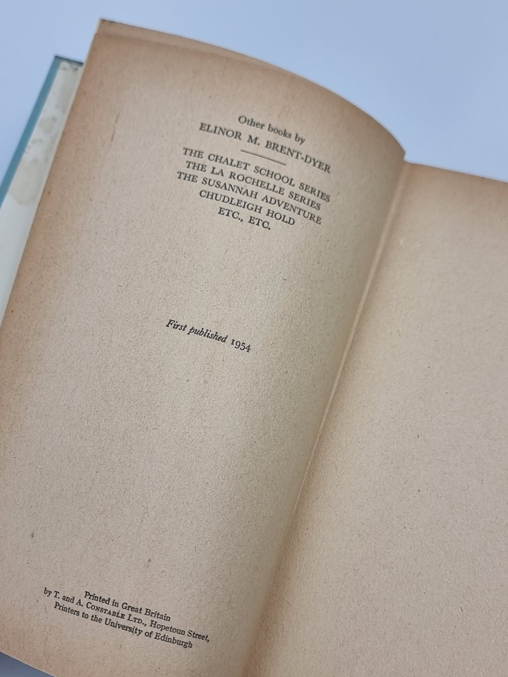 Joey Goes to the Oberland, Elinor M. Brent-Dyer — 1st Edition