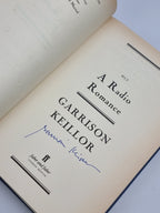 Radio Romance, Garrison Keillor — 1st Edition, Signed