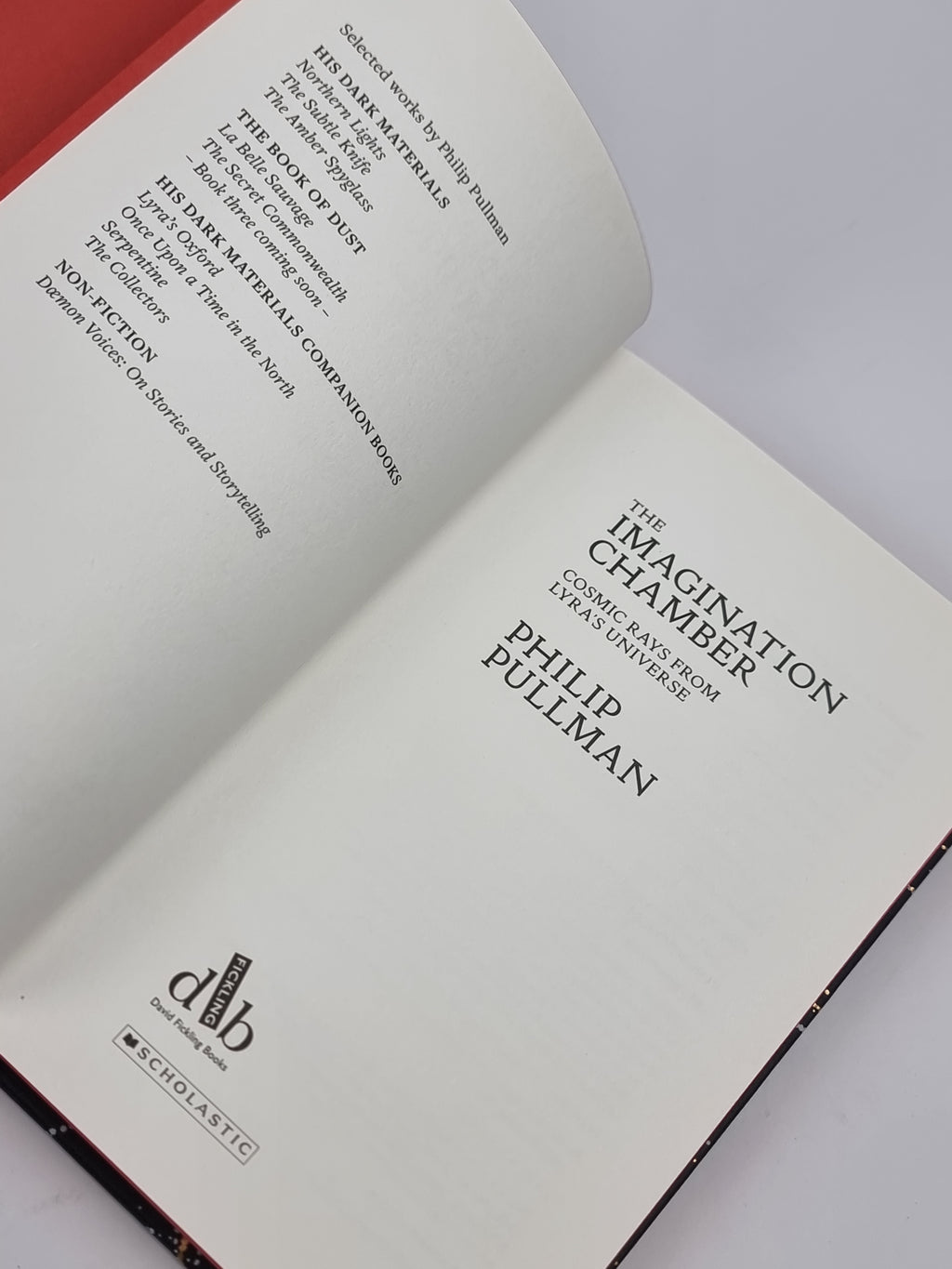 The Imagination Chamber, Philip Pullman — 1st Edition