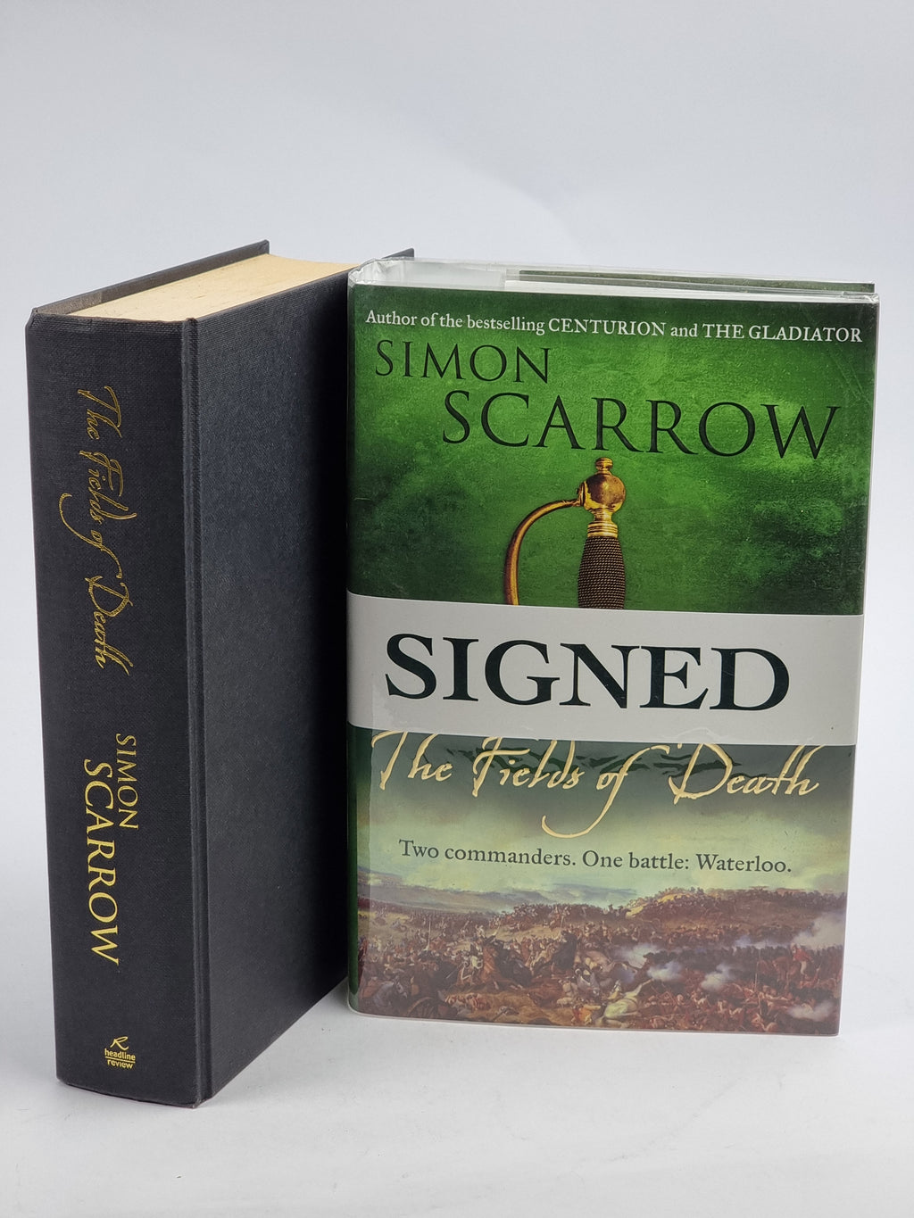 The Fields of Death, Simon Scarrow — 1st Edition, Signed