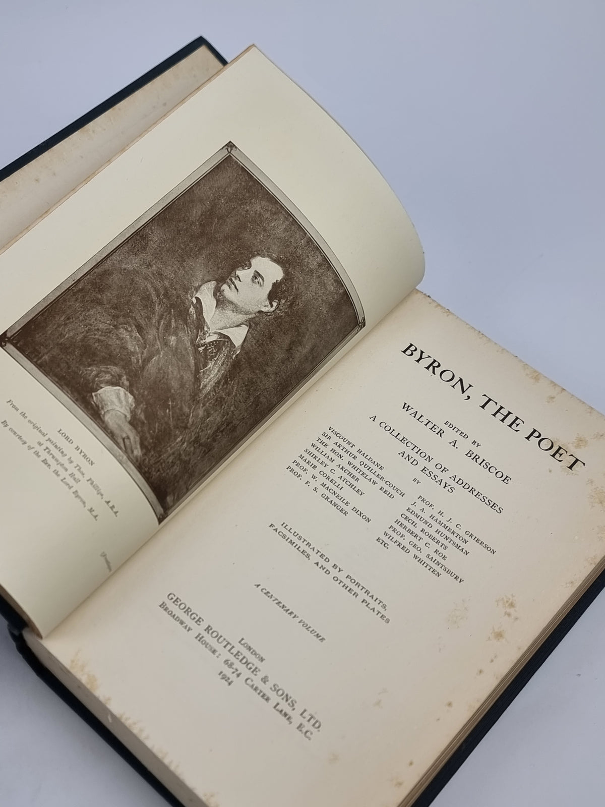 Byron, The Poet, Walter A. Briscoe — 1st Edition