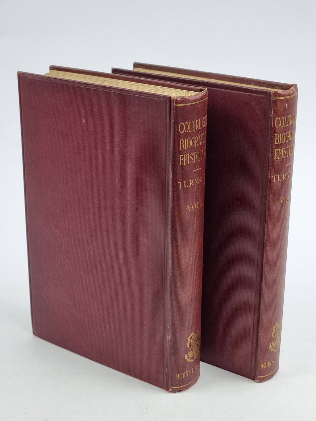 Biographia Epistolaris, Samuel Taylor Coleridge — 1st Edition