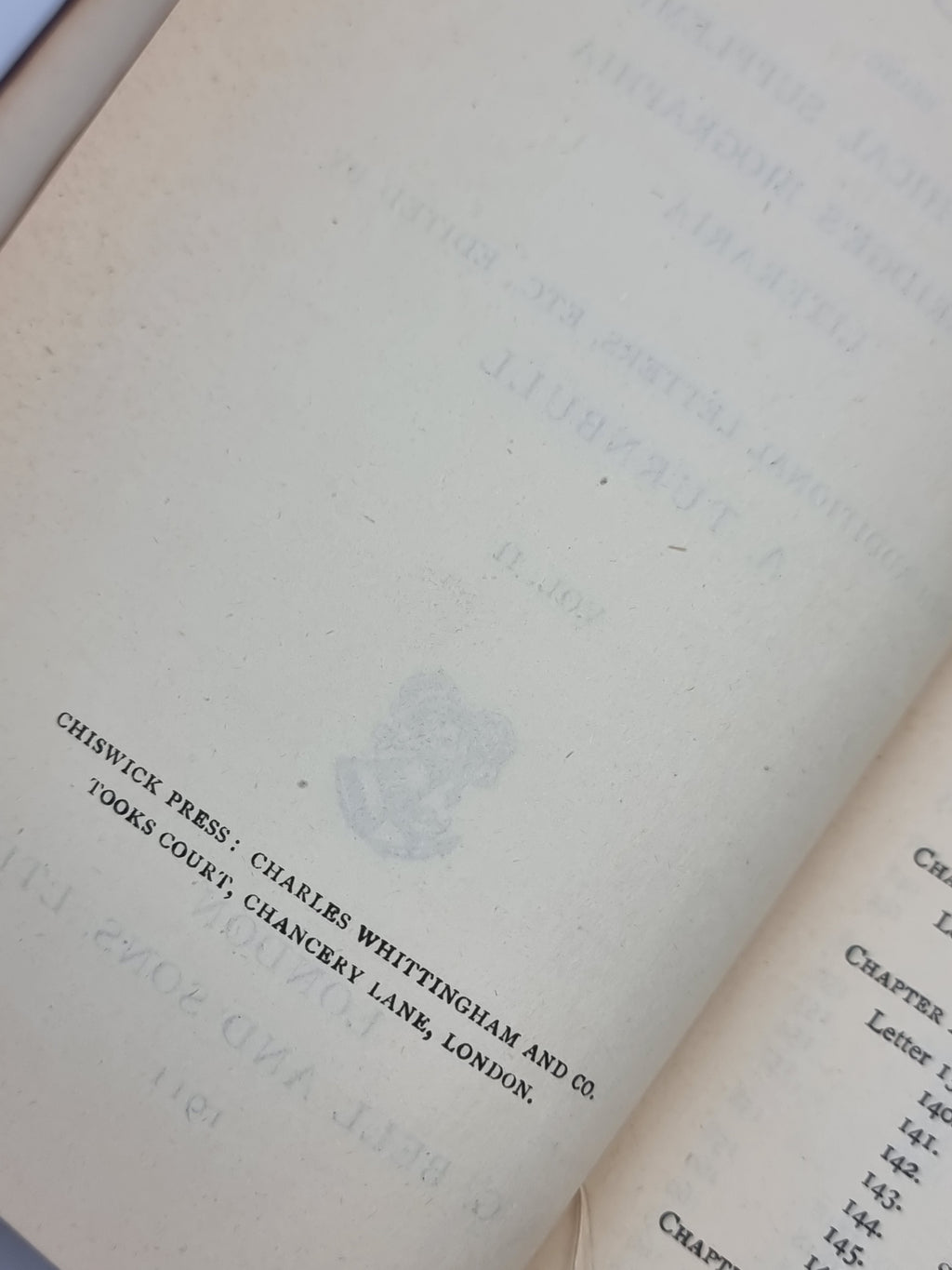Biographia Epistolaris, Samuel Taylor Coleridge — 1st Edition