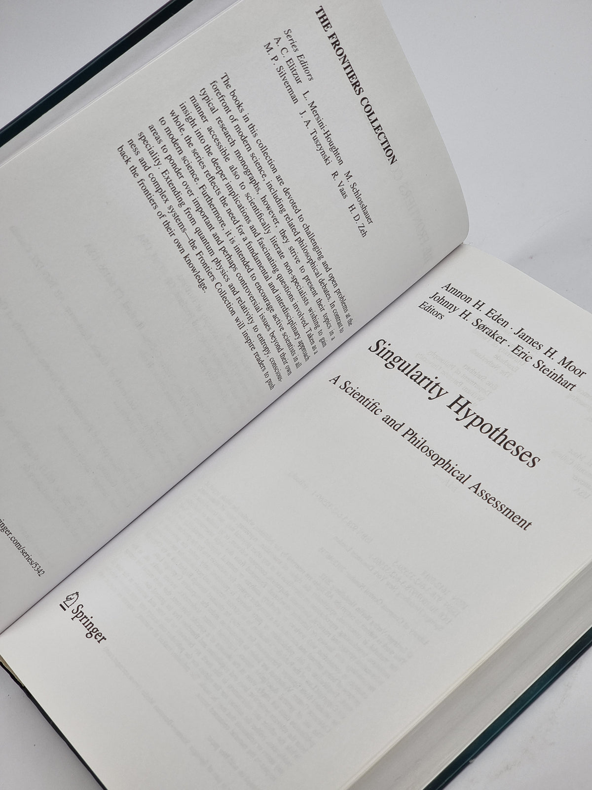 Singularity Hypotheses: A Scientific and Philosophical Assessment